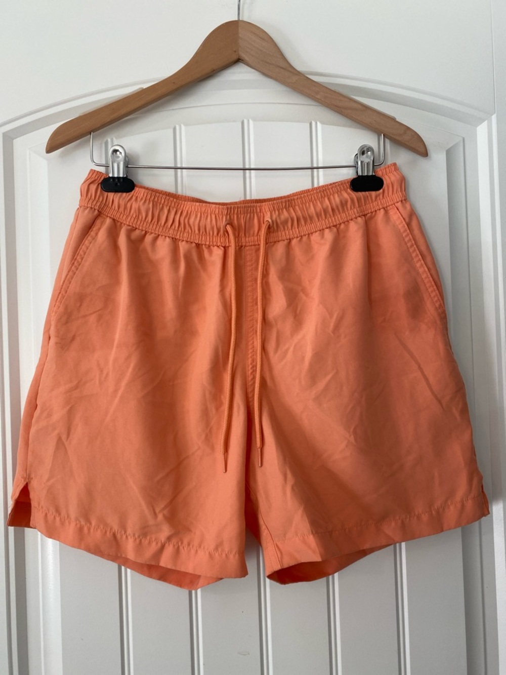 George Men's Coral Orange Swim Trunks Size Medium